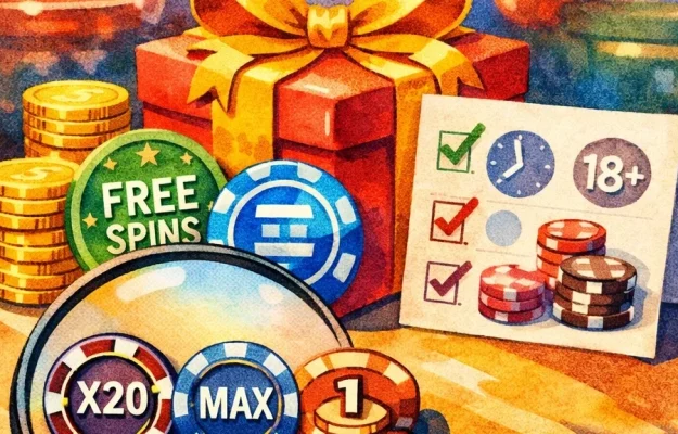 What does the Zoccer casino bonus include and what limits apply?